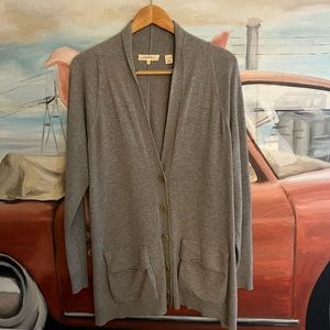 Inhabit Cashmere Step Hem Cardigan Size S (Fits S-M)